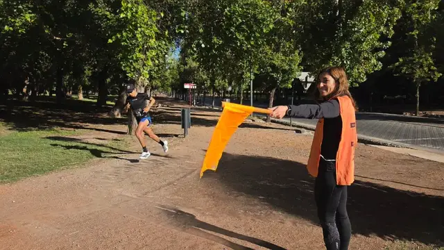 Ana Vázquez, profesora y banderillera